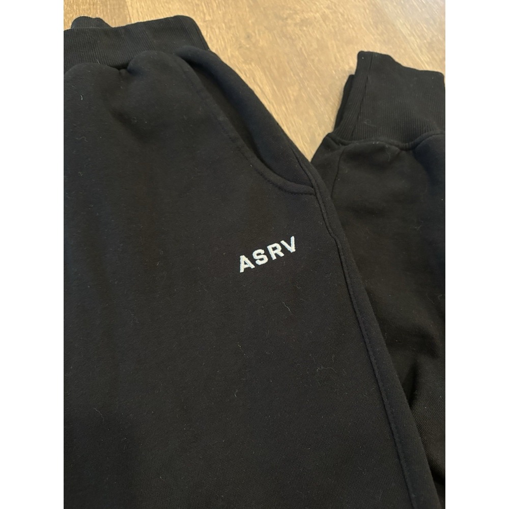 ASRV Tech Terry High Rib Jogger In Black Size Small DSG-0480